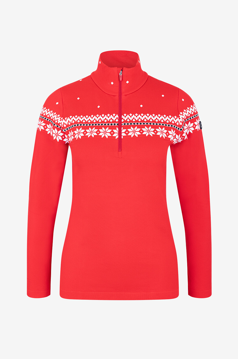 NEWLAND Hilde jacquard mid-layer layer Women RED 1