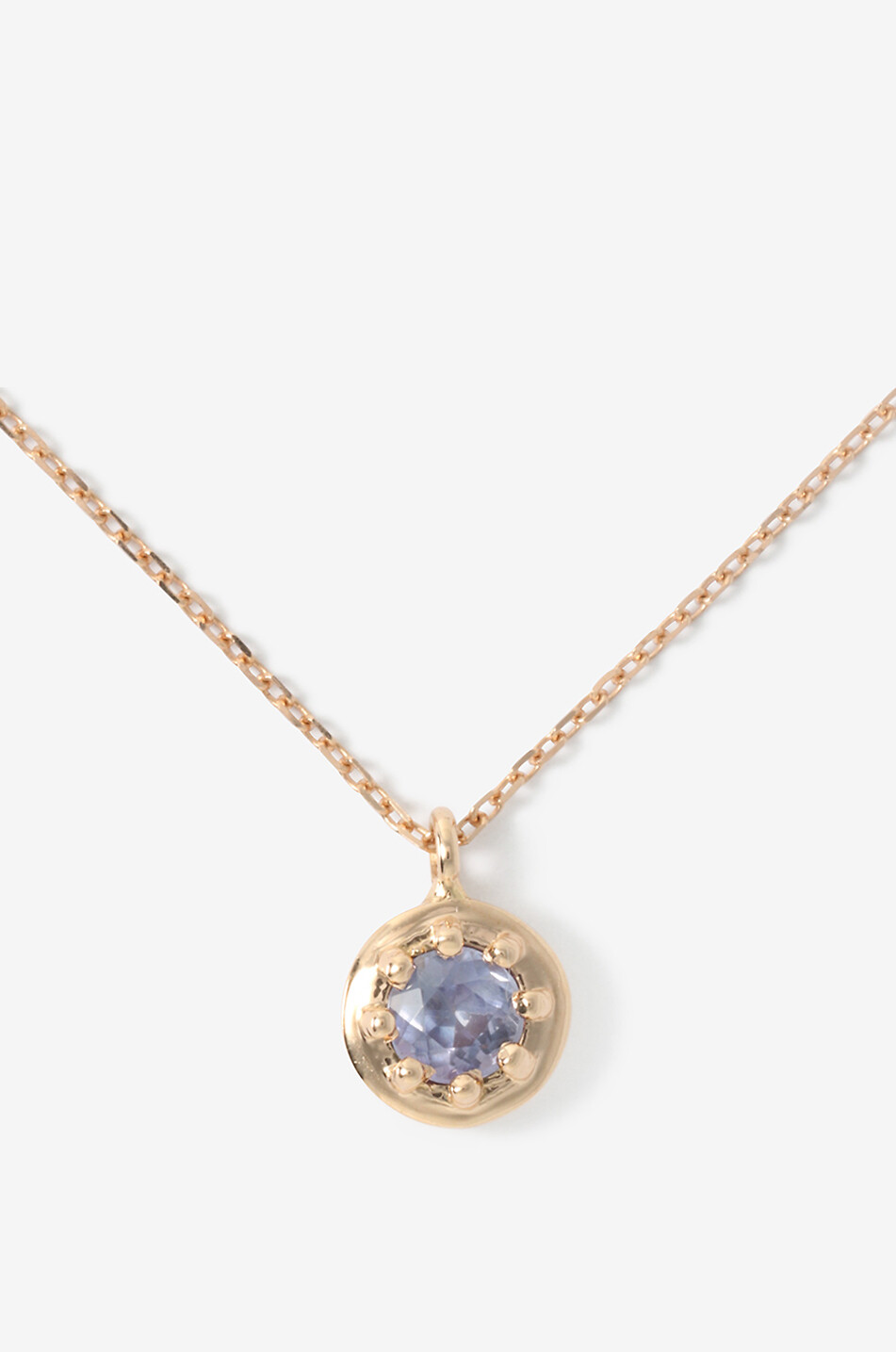 GBYG Halskette aus Roségold und lila Saphir One Damen ROSA 1