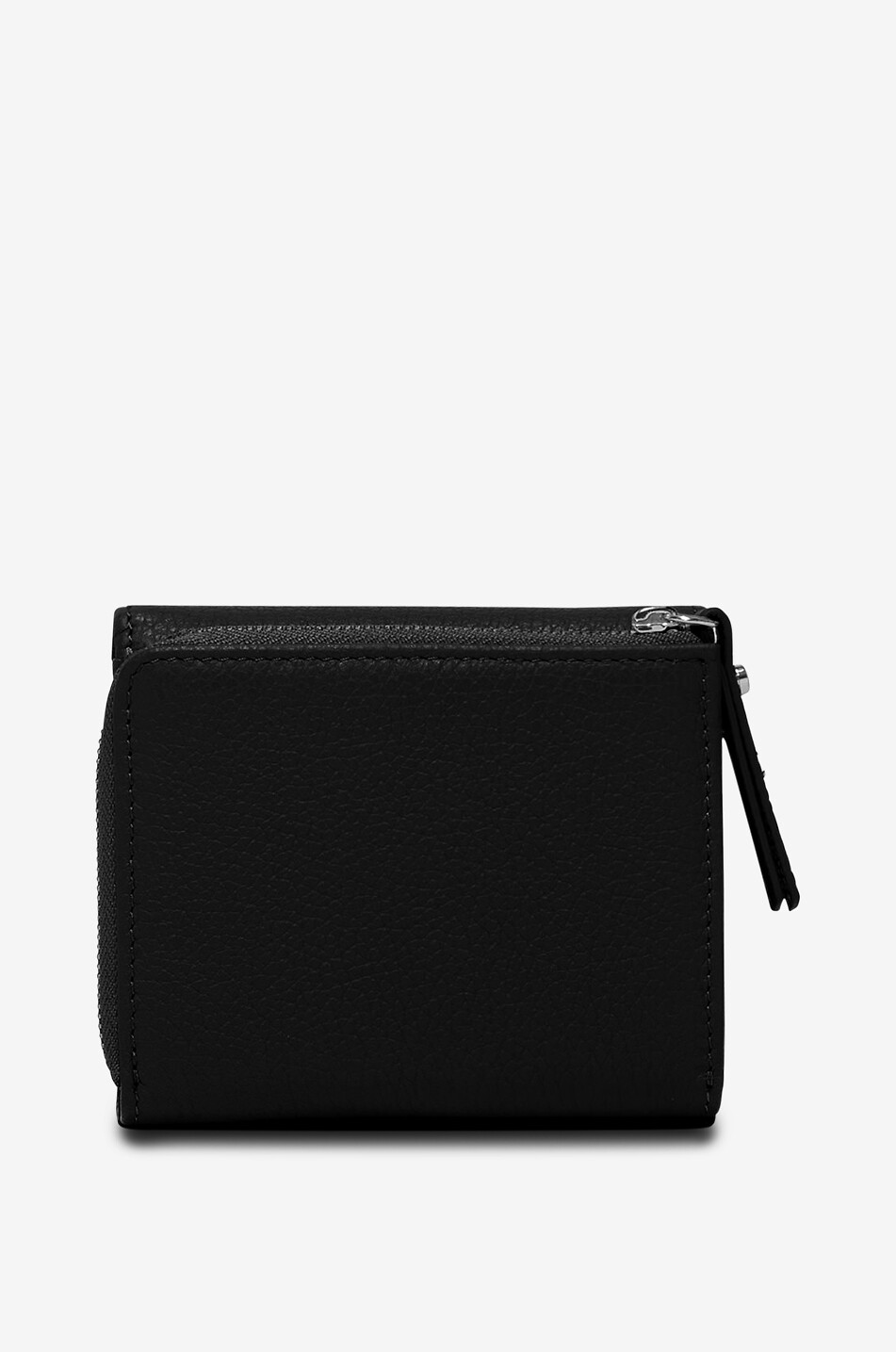 GIANNI CHIARINI Grain grained leather wallet Women BLACK 2