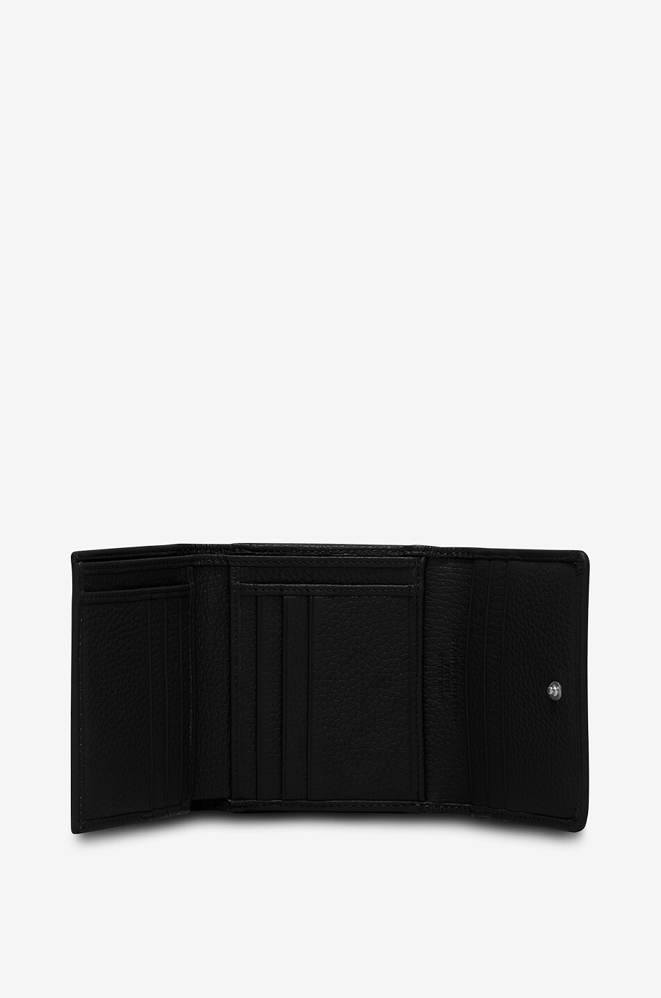 GIANNI CHIARINI Grain grained leather wallet Women BLACK 4