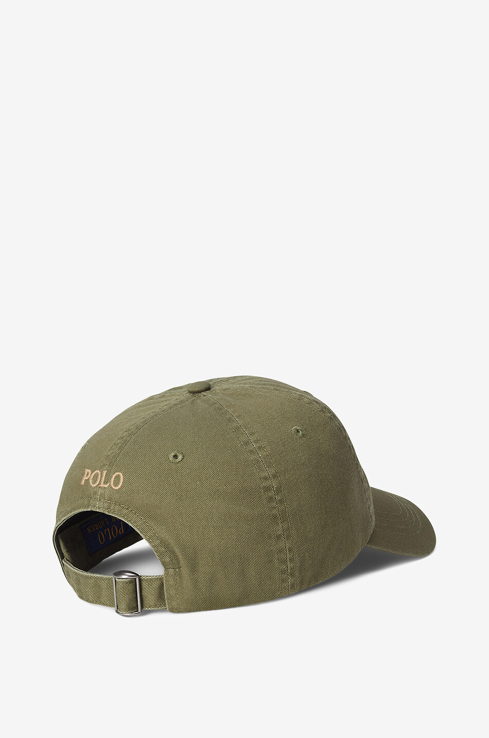 POLO RALPH LAUREN Pony gabardine baseball cap Women KHAKI 3