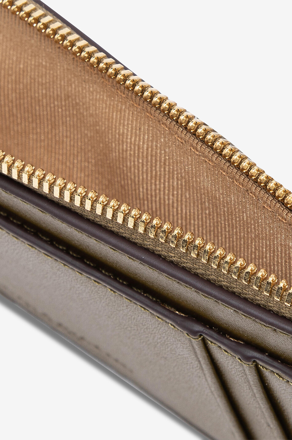GIANNI CHIARINI Porte-cartes zippé en cuir Dollaro Femme VERT FONCÉ 5