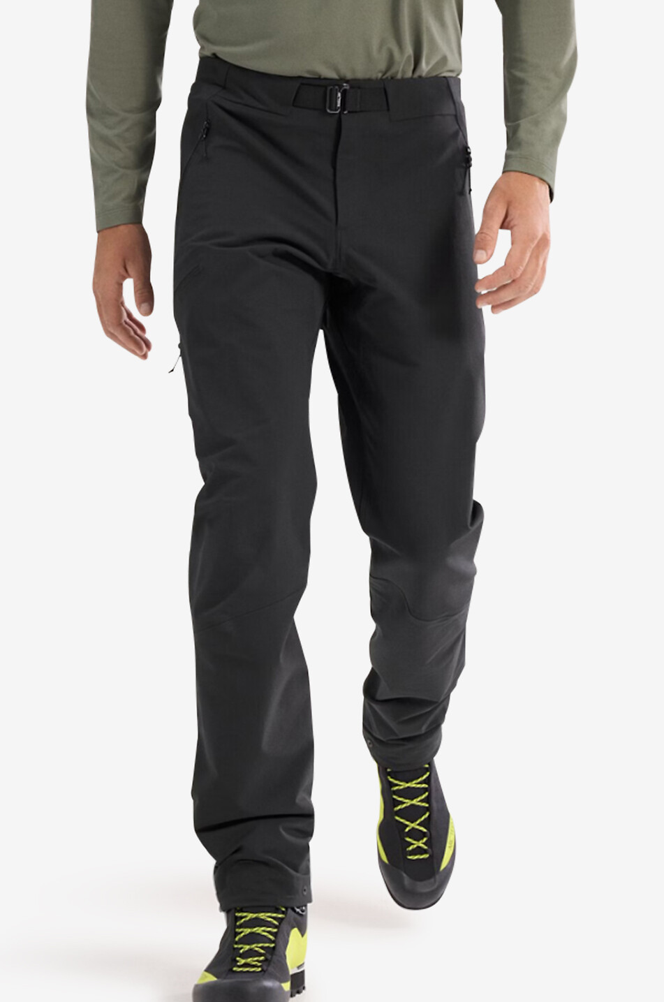 ARC'TERYX Gamma AR slim fit softshell trousers Men BLACK 2