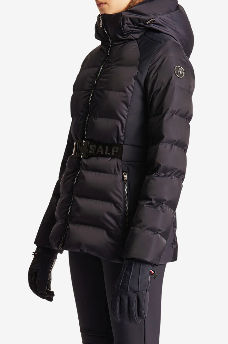FUSALP Materialmix-Skijacke mit Gürtel Maela Damen DUNKELBLAU 2