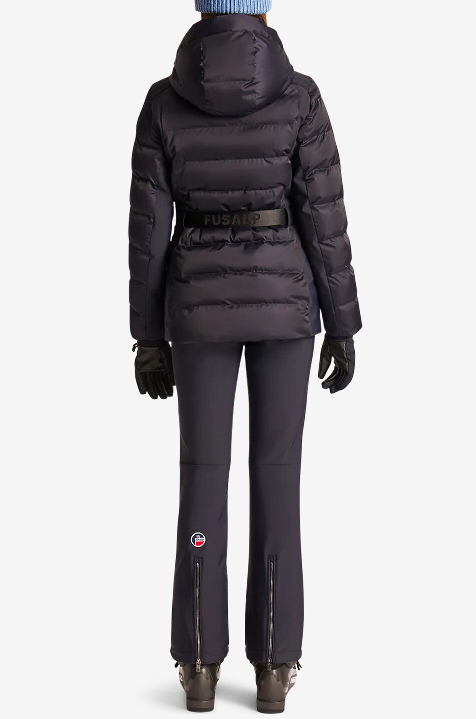 FUSALP Materialmix-Skijacke mit Gürtel Maela Damen DUNKELBLAU 3