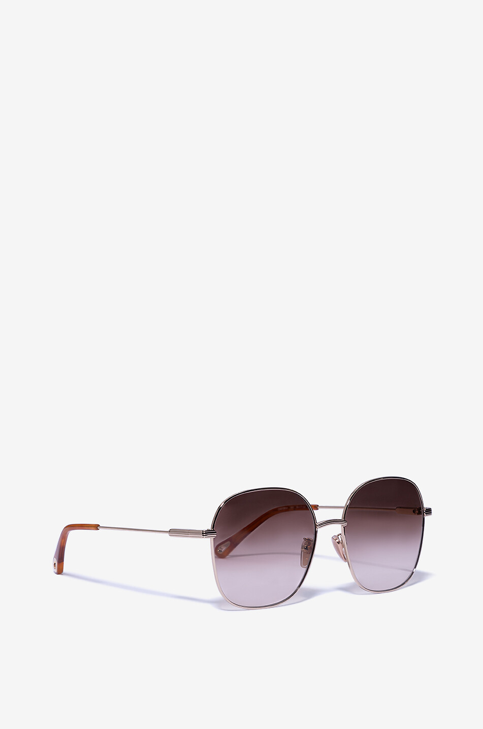 CHLOE Quadratische Metall-Sonnenbrille Benjamine Damen GOLDEN 2