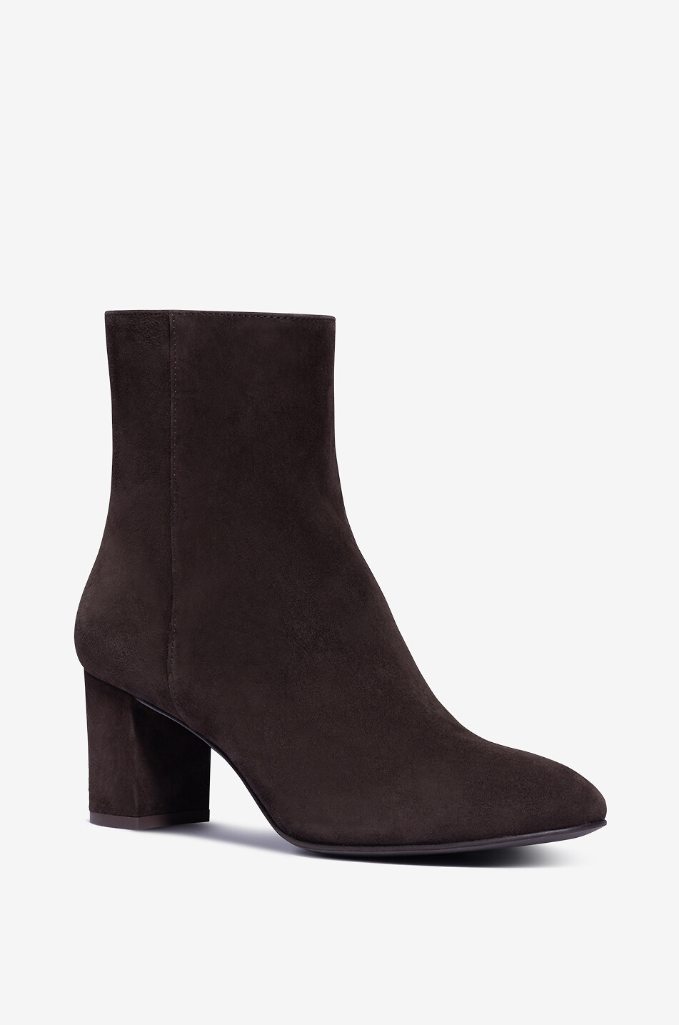 Bottines en daim à talon carré Ronnie 65