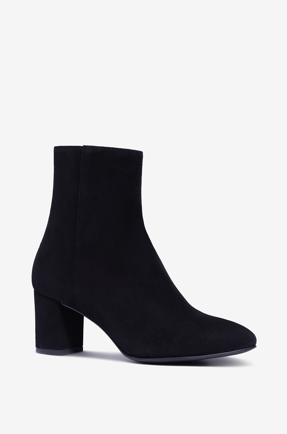 Bottines en daim à talon carré Ronnie 65