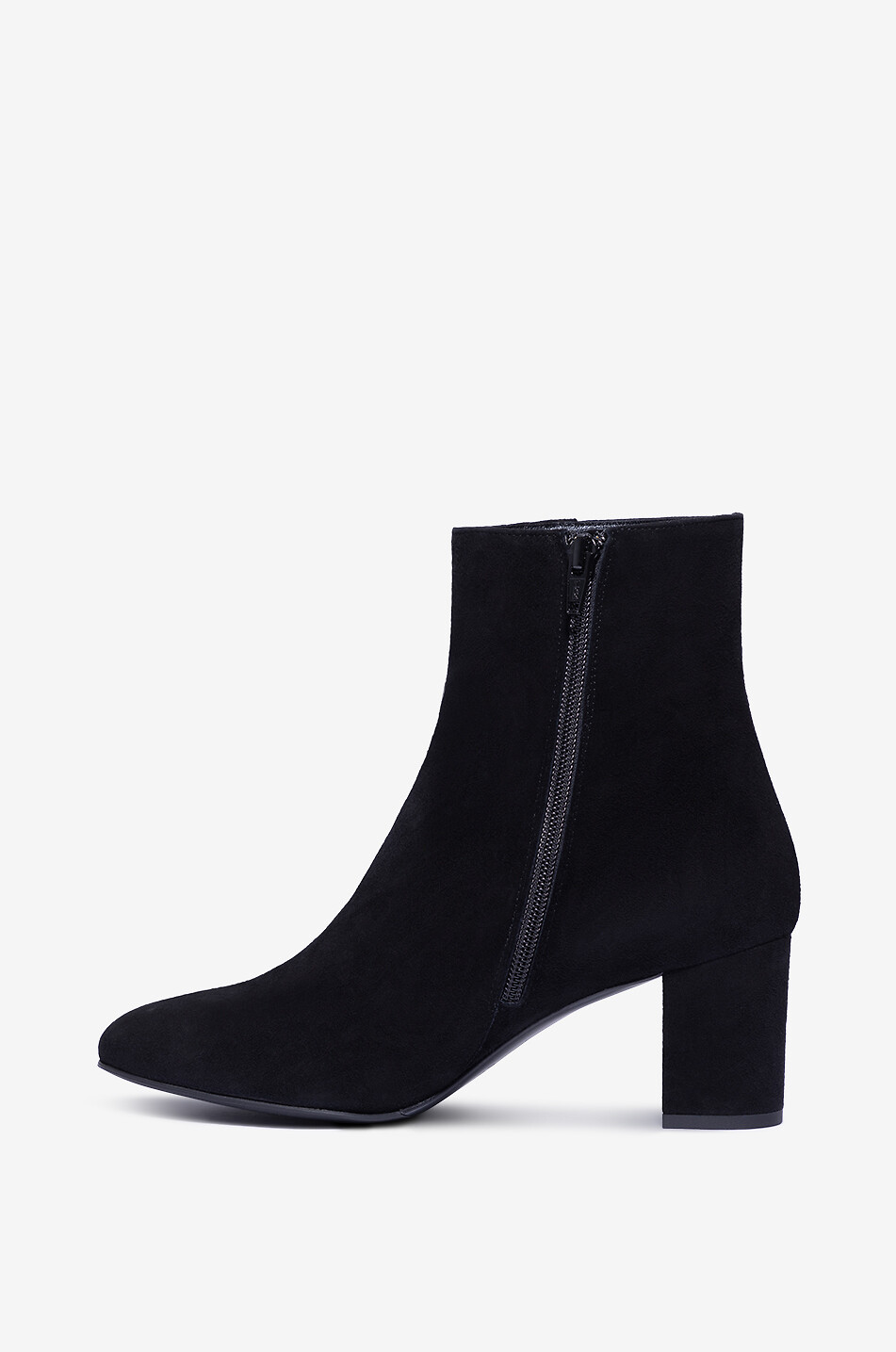 Bottines en daim à talon carré Ronnie 65