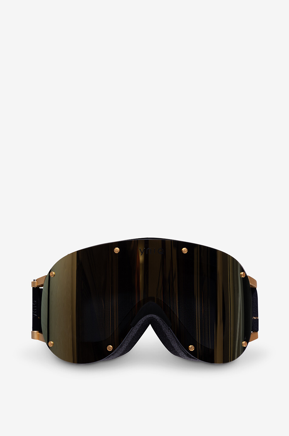 Model Four - Black All Gold ski goggles