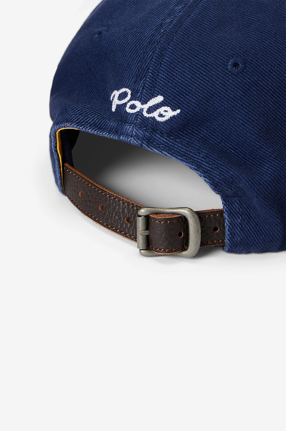 POLO RALPH LAUREN Casquette en sergé brodée logo Ralph Homme BLEU FONCE 3