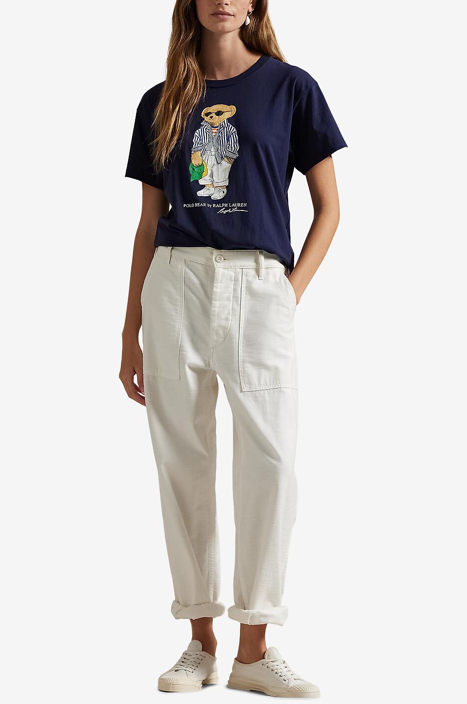 POLO RALPH LAUREN Kurzarm-T-Shirt Polo Bear Seaside Damen DUNKELBLAU 4