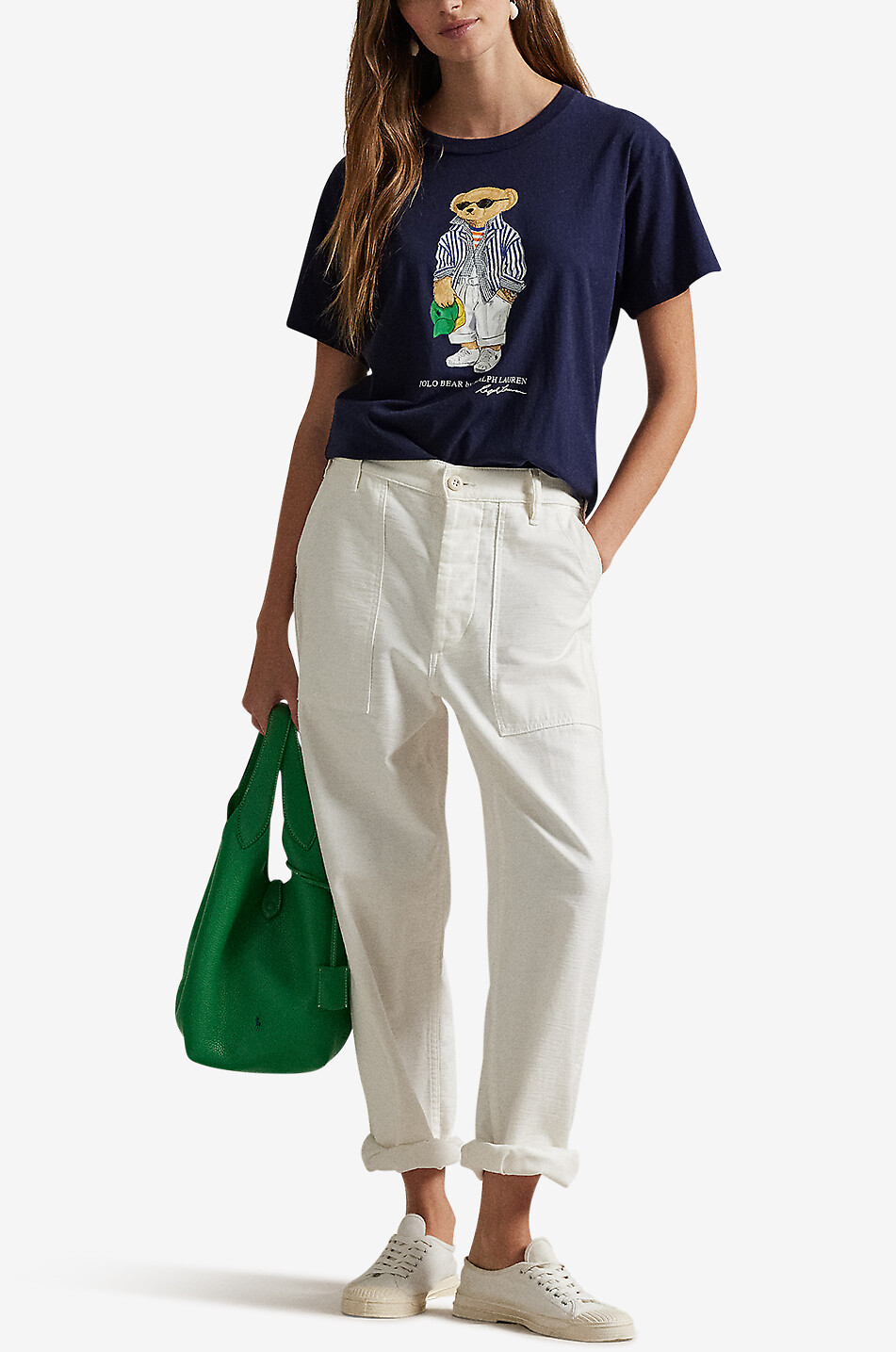 POLO RALPH LAUREN Kurzarm-T-Shirt Polo Bear Seaside Damen DUNKELBLAU 5