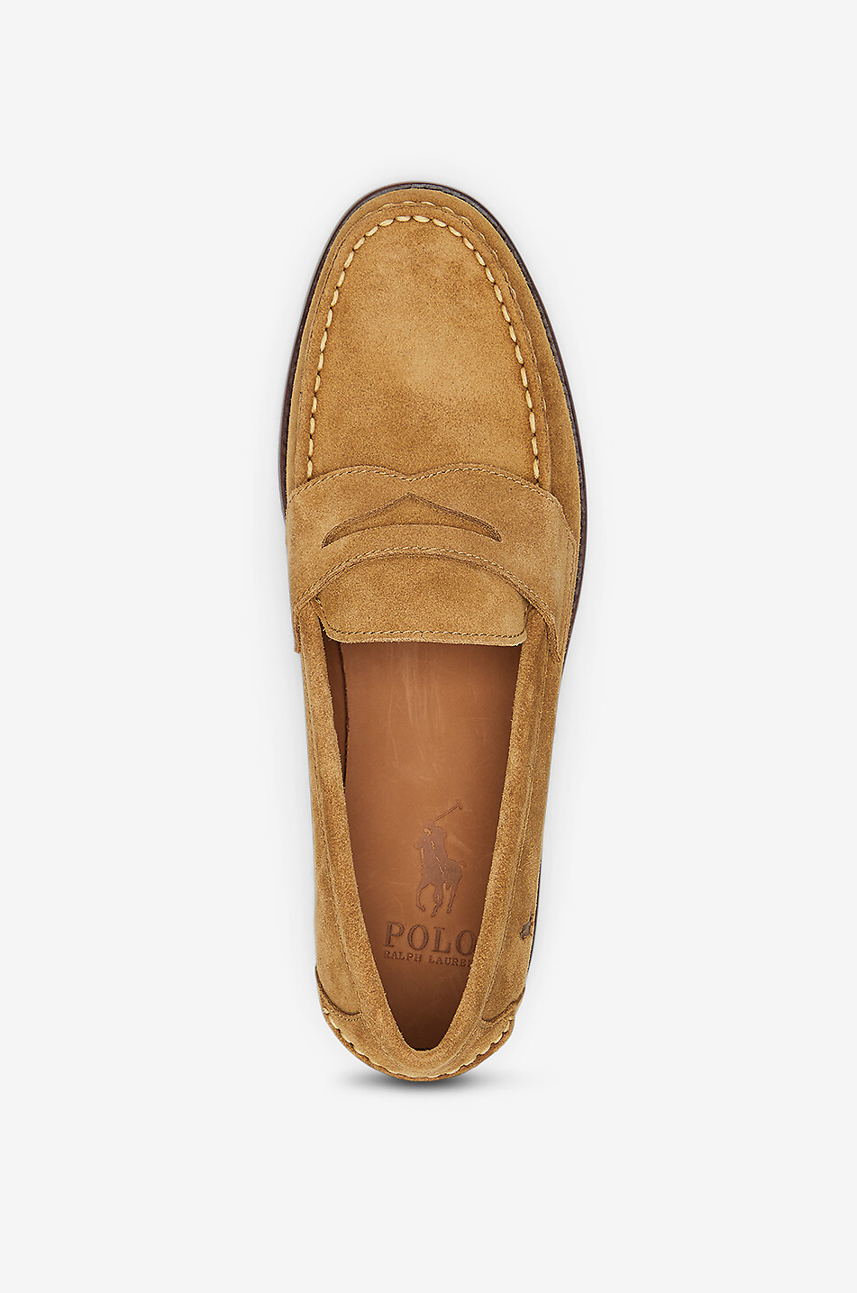 POLO RALPH LAUREN Alston Penny suede loafers Men BEIGE 4