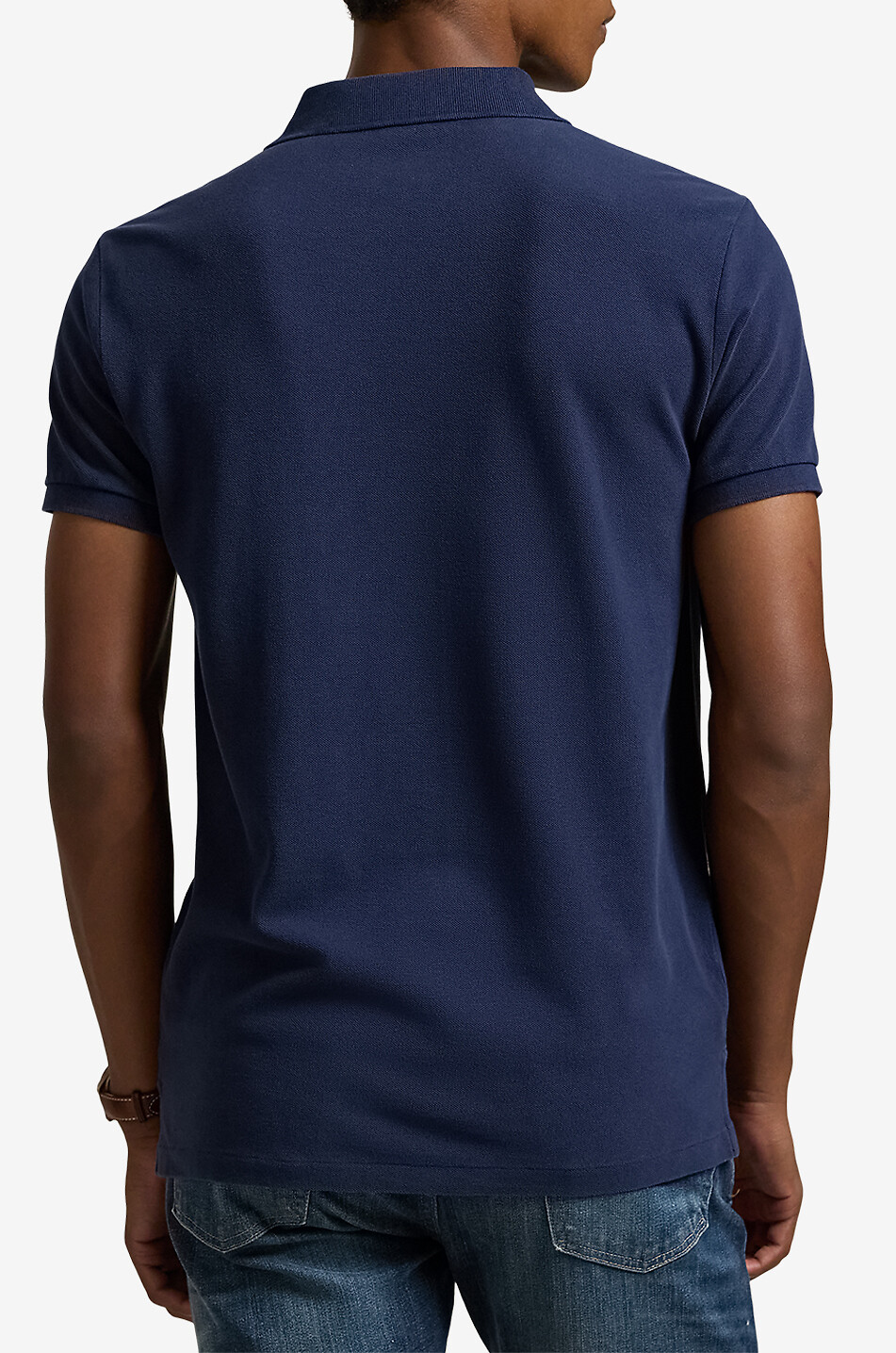 POLO RALPH LAUREN Kurzarm-Polohemd Custom Slim Big Pony Herren DUNKELBLAU 3