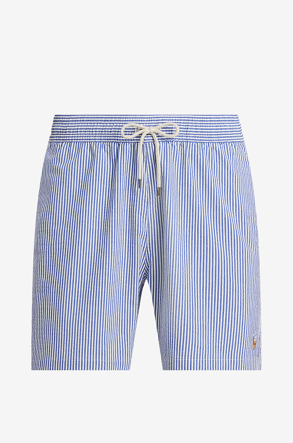 POLO RALPH LAUREN Short de bain en seersucker Traveller Homme BLEU 1