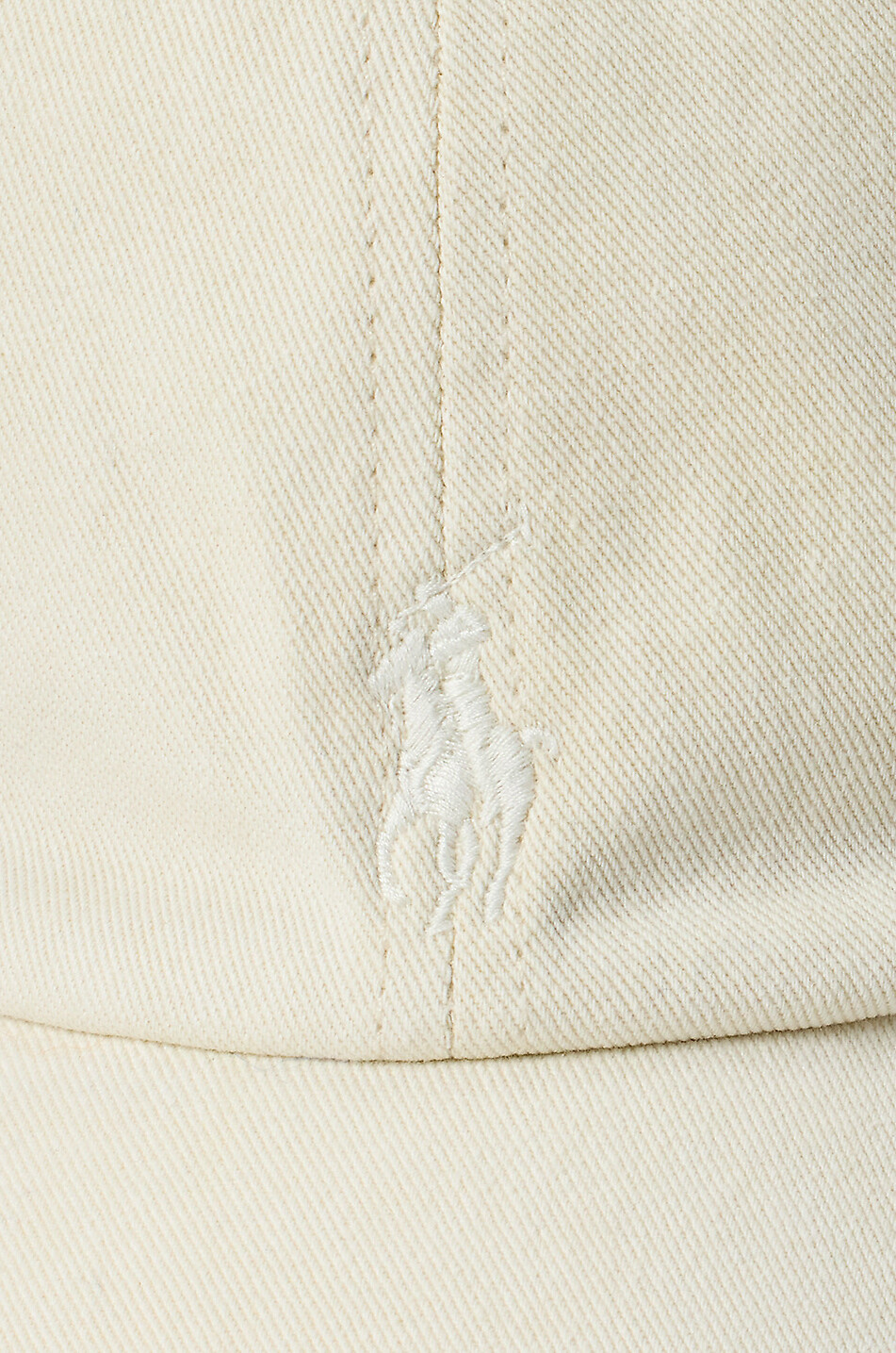 POLO RALPH LAUREN Pony Mineral Dyed twill baseball cap Men Light beige 3