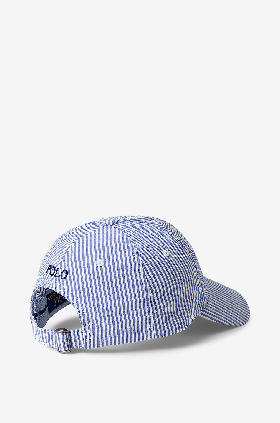 POLO RALPH LAUREN Baseballkappe aus Seersucker Pony Herren BLAU 2