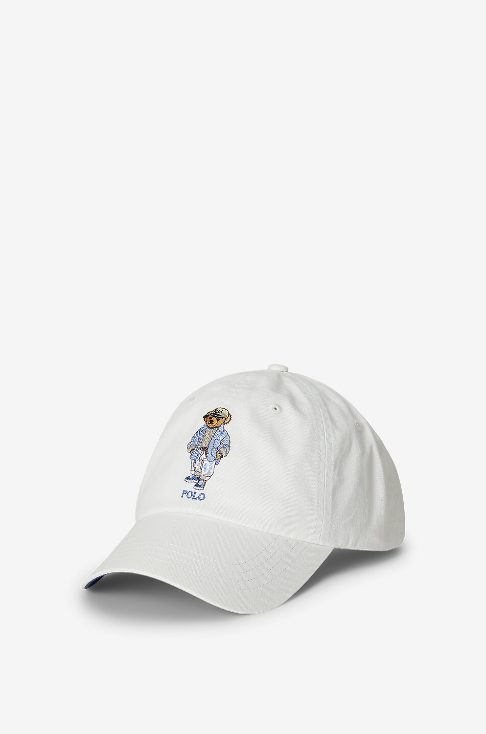 POLO RALPH LAUREN Casquette en sergé Relaxed Polo Bear Homme BLANC CASSE 1