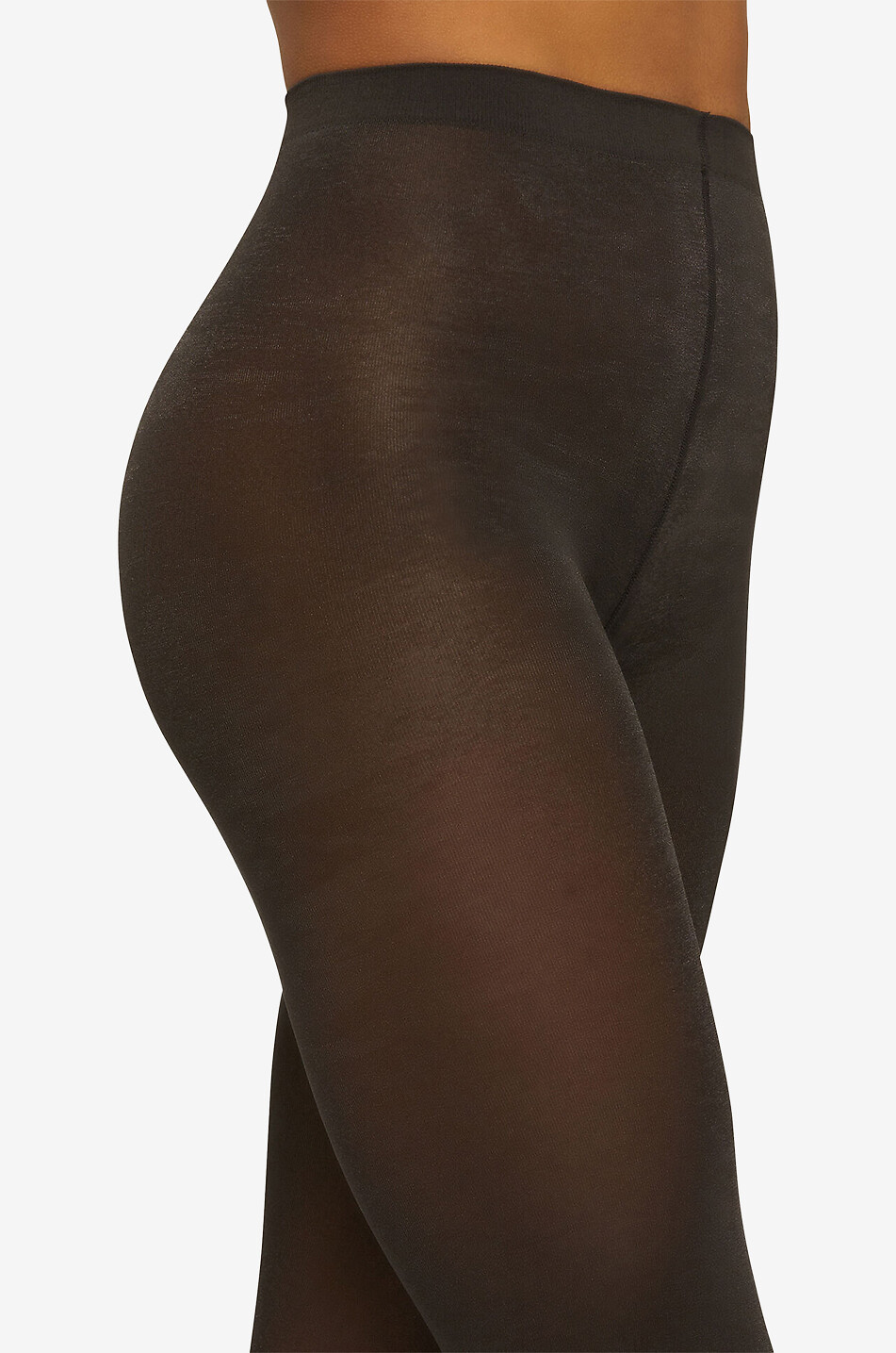 WOLFORD Collants Satin Opaque 50 Femme NOIR 5
