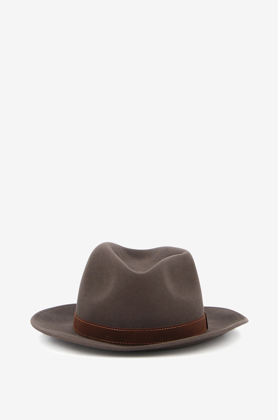 BORSALINO Fedora en feutre Alessandria Homme MARRON 1