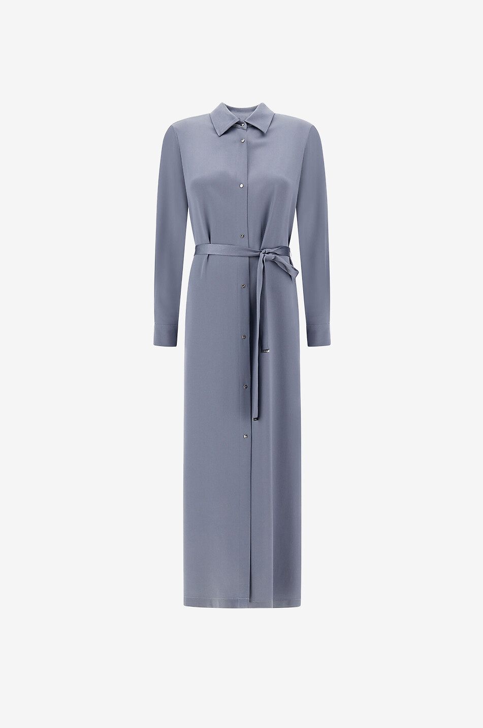 Langes Satinhemdkleid Resort