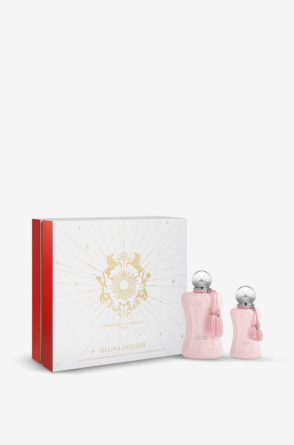PARFUMS DE MARLY Delina Exclusif eau de parfum gift box - 75 + 30 ml Unisex Colourless 1