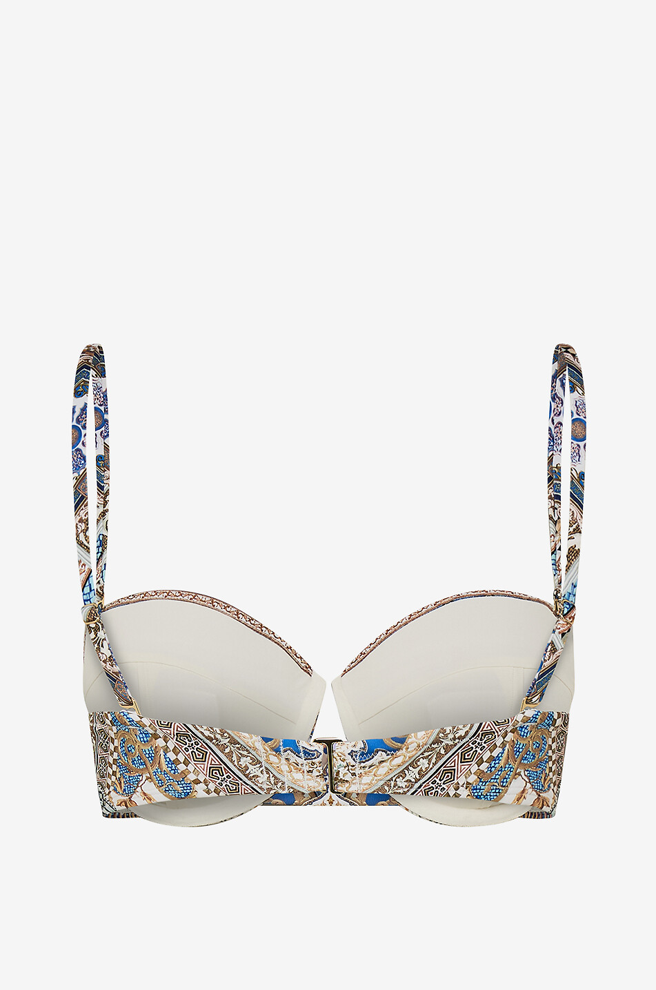 CAMILLA Make Me Your Mosaic underwired bikini top Women BLUE 2