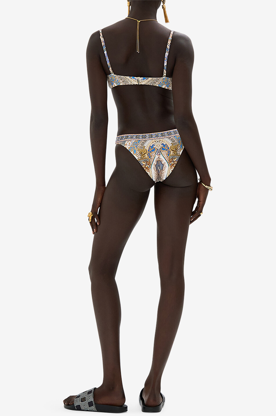 CAMILLA Make Me Your Mosaic underwired bikini top Women BLUE 6