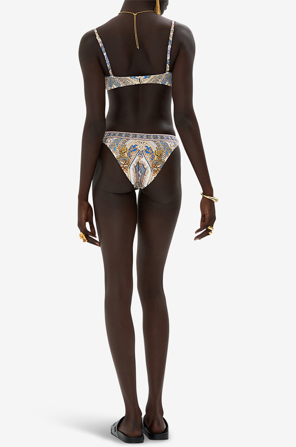 CAMILLA Bas de bikini Mini Regular Make Me Your Mosaic Femme BLEU 5