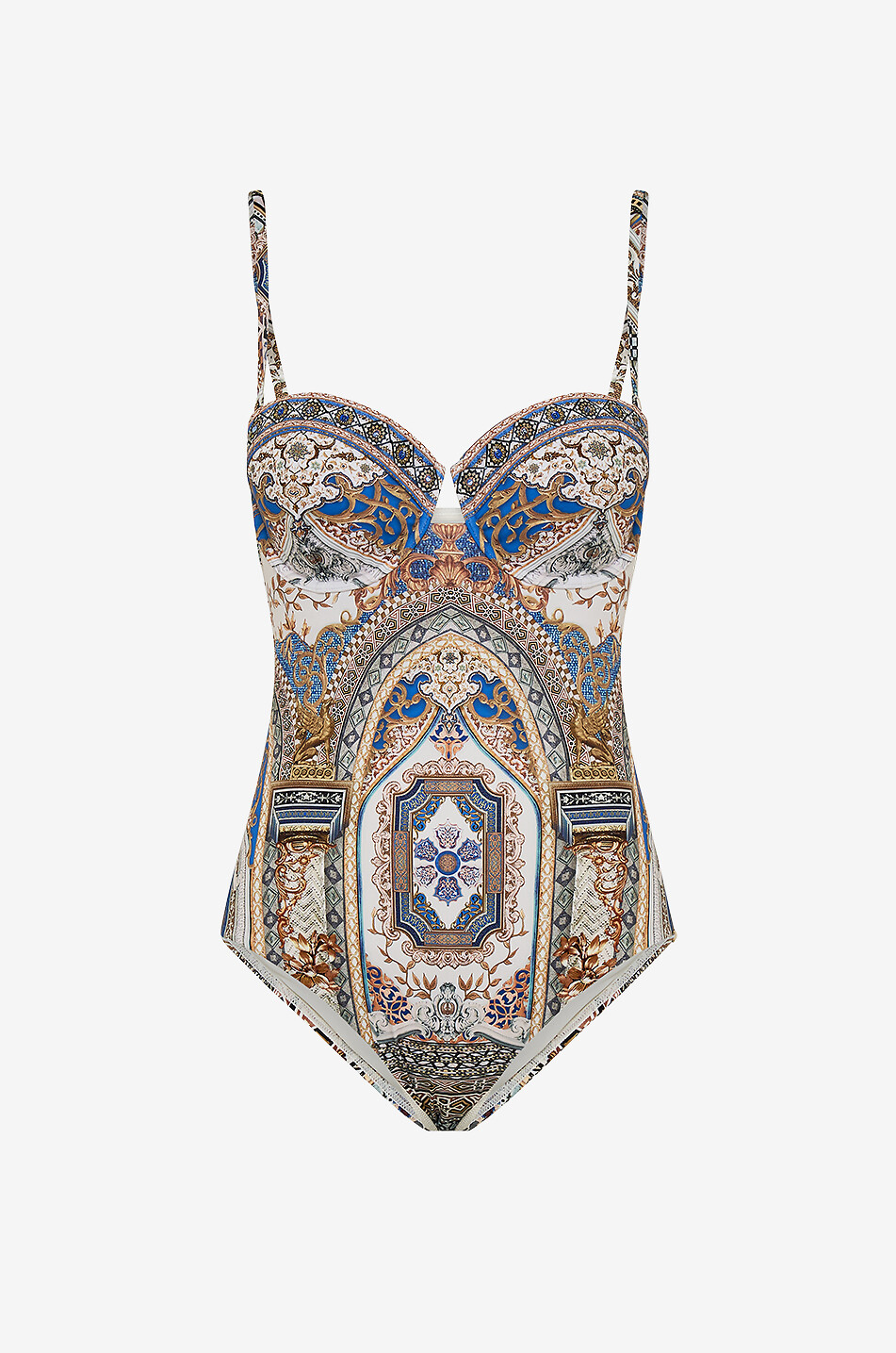 CAMILLA Maillot de bain à armatures Make Me Your Mosaic Femme BLEU 1