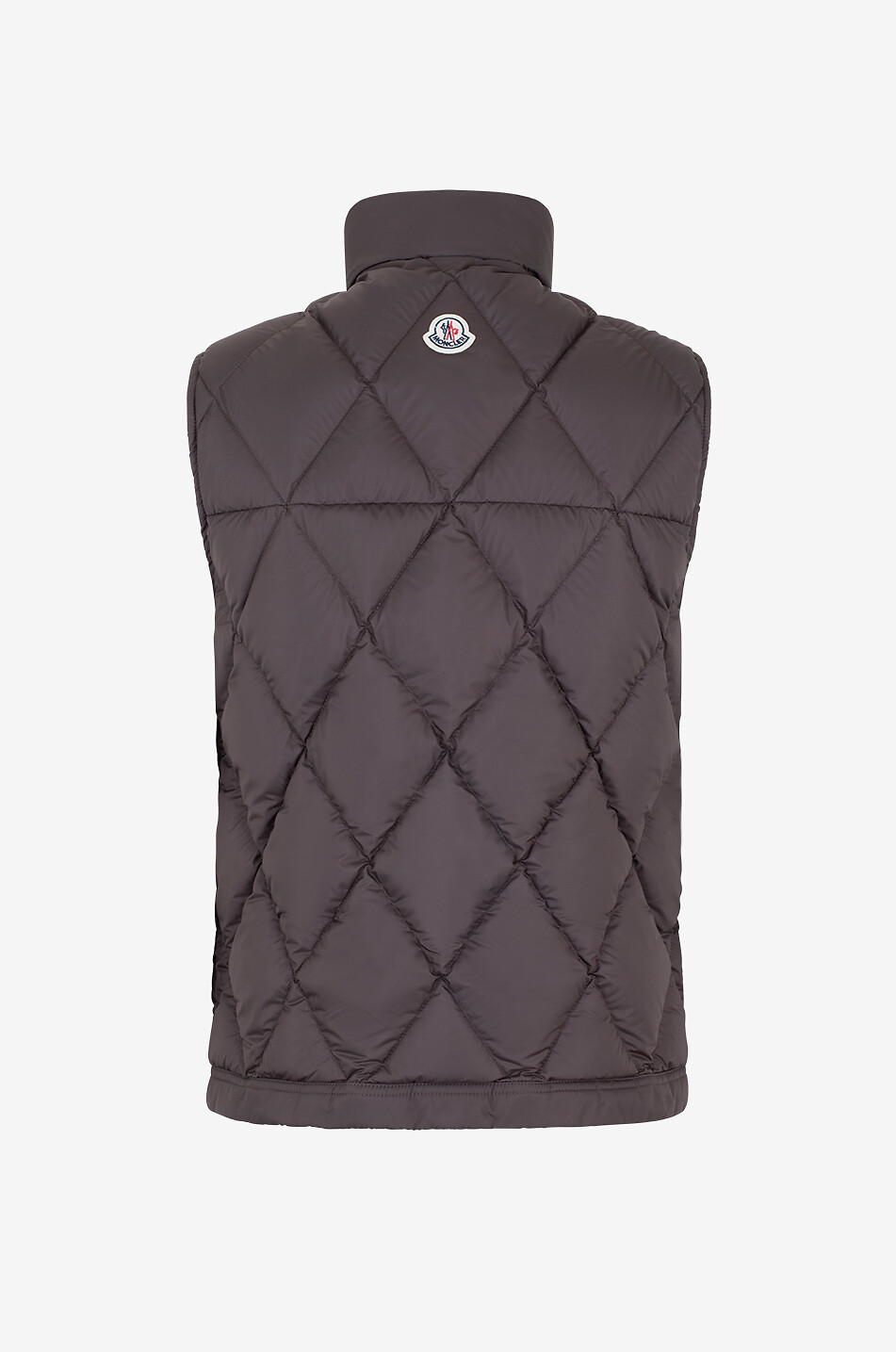 MONCLER Aroula sleeveless down jacket with stand-up collar Men BROWN 2