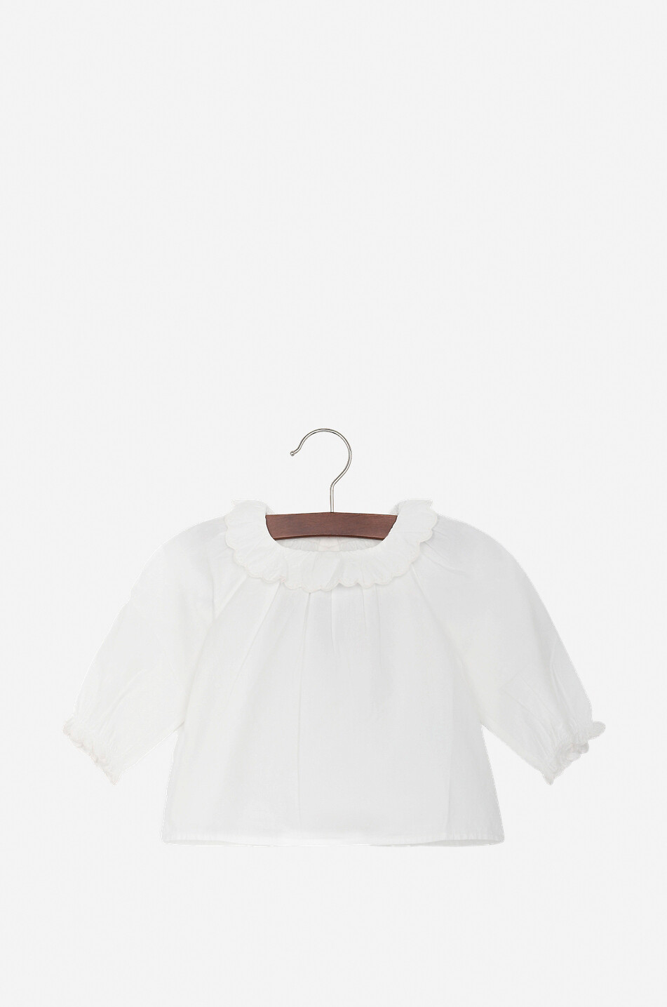 Langärmelige Bluse aus Baumwolle Baby Dolcy