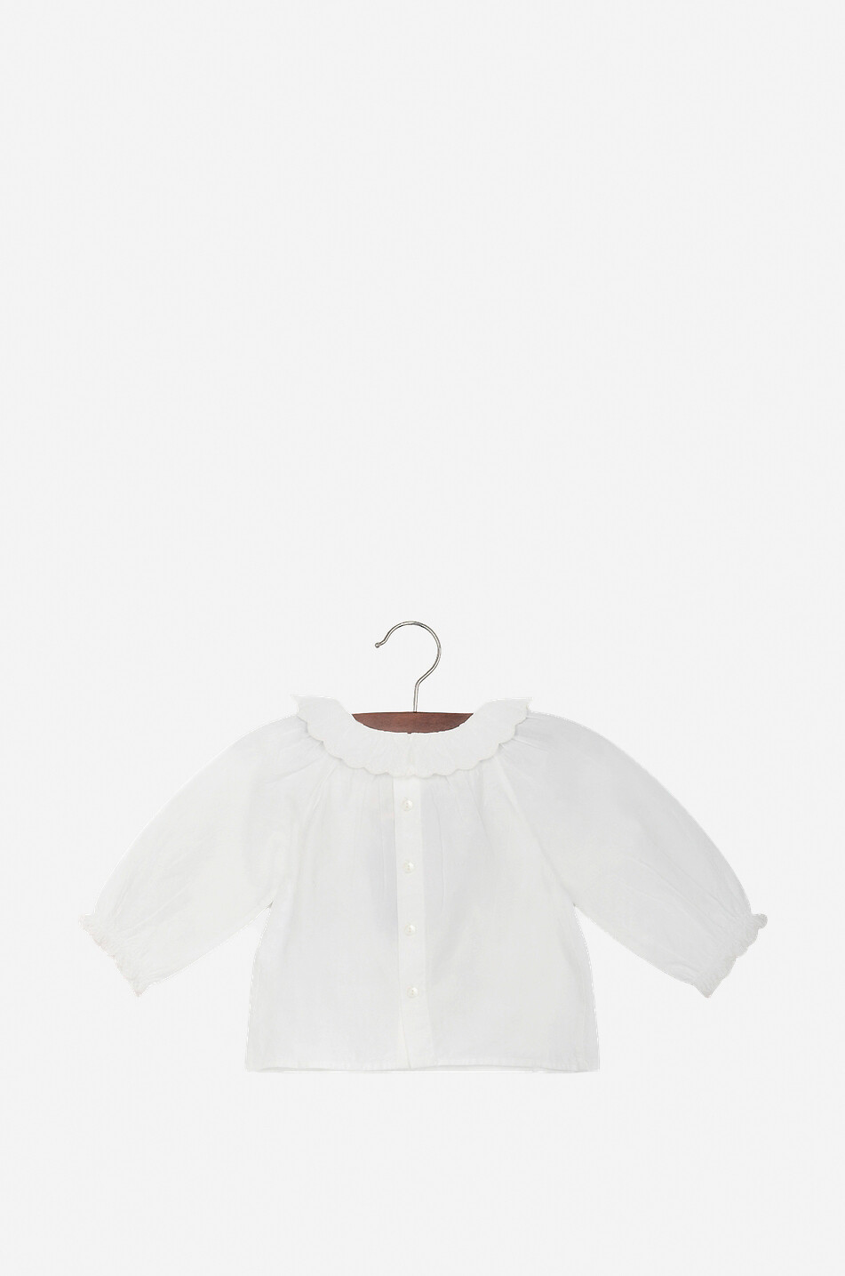 Langärmelige Bluse aus Baumwolle Baby Dolcy