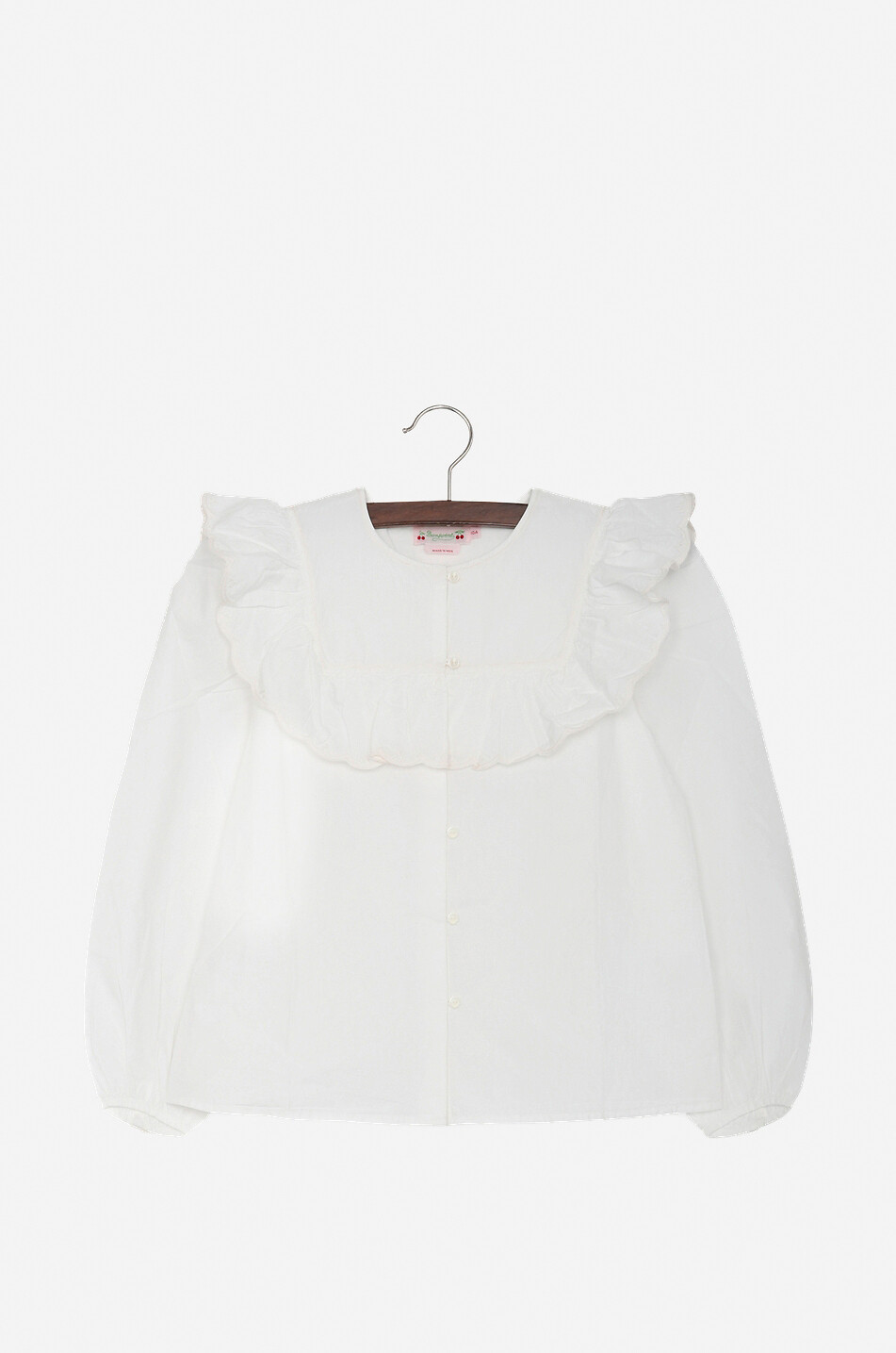 Cleo girls' cotton long-sleeved blouse