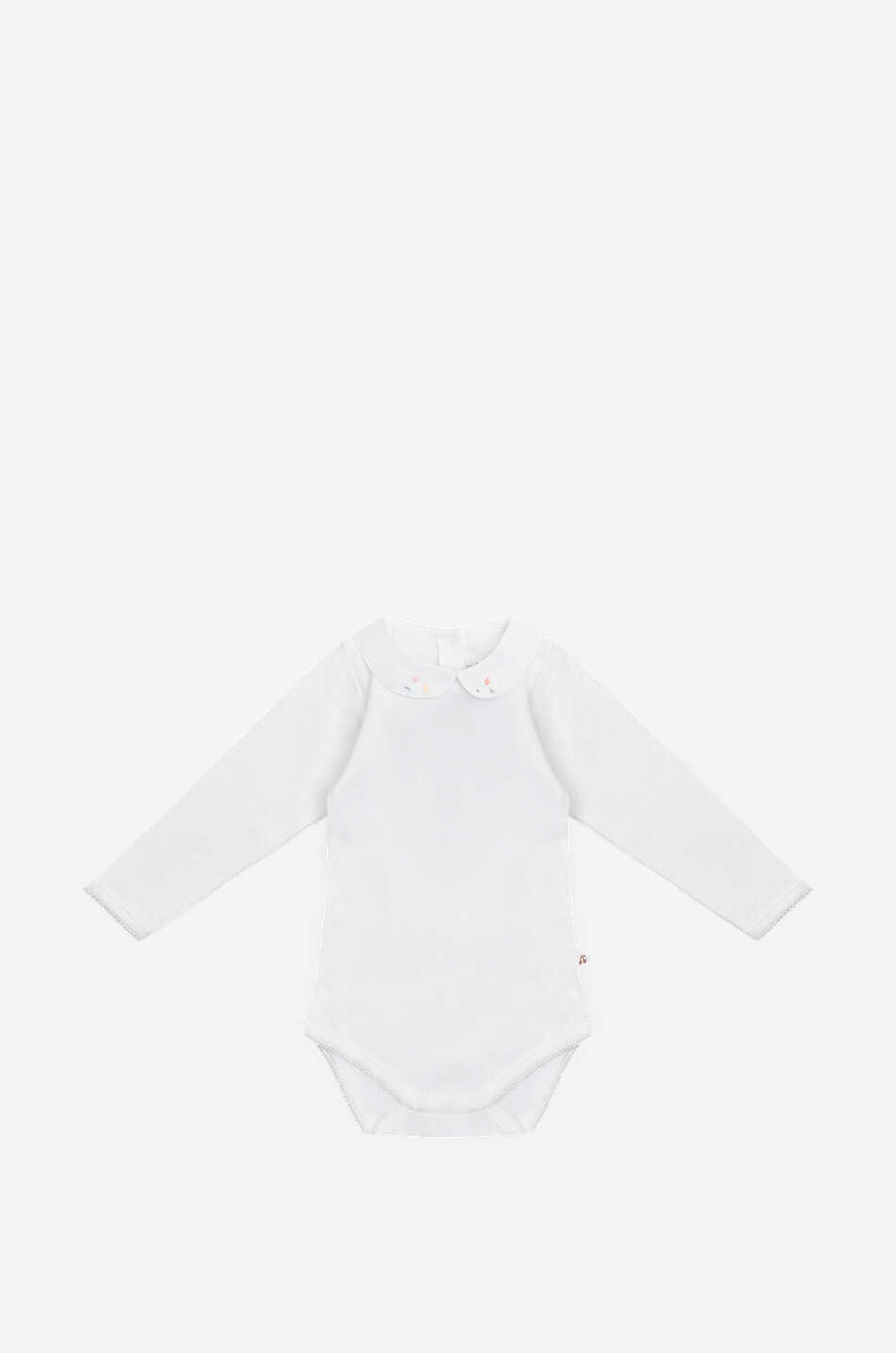 Cygne baby long-sleeved bodysuit