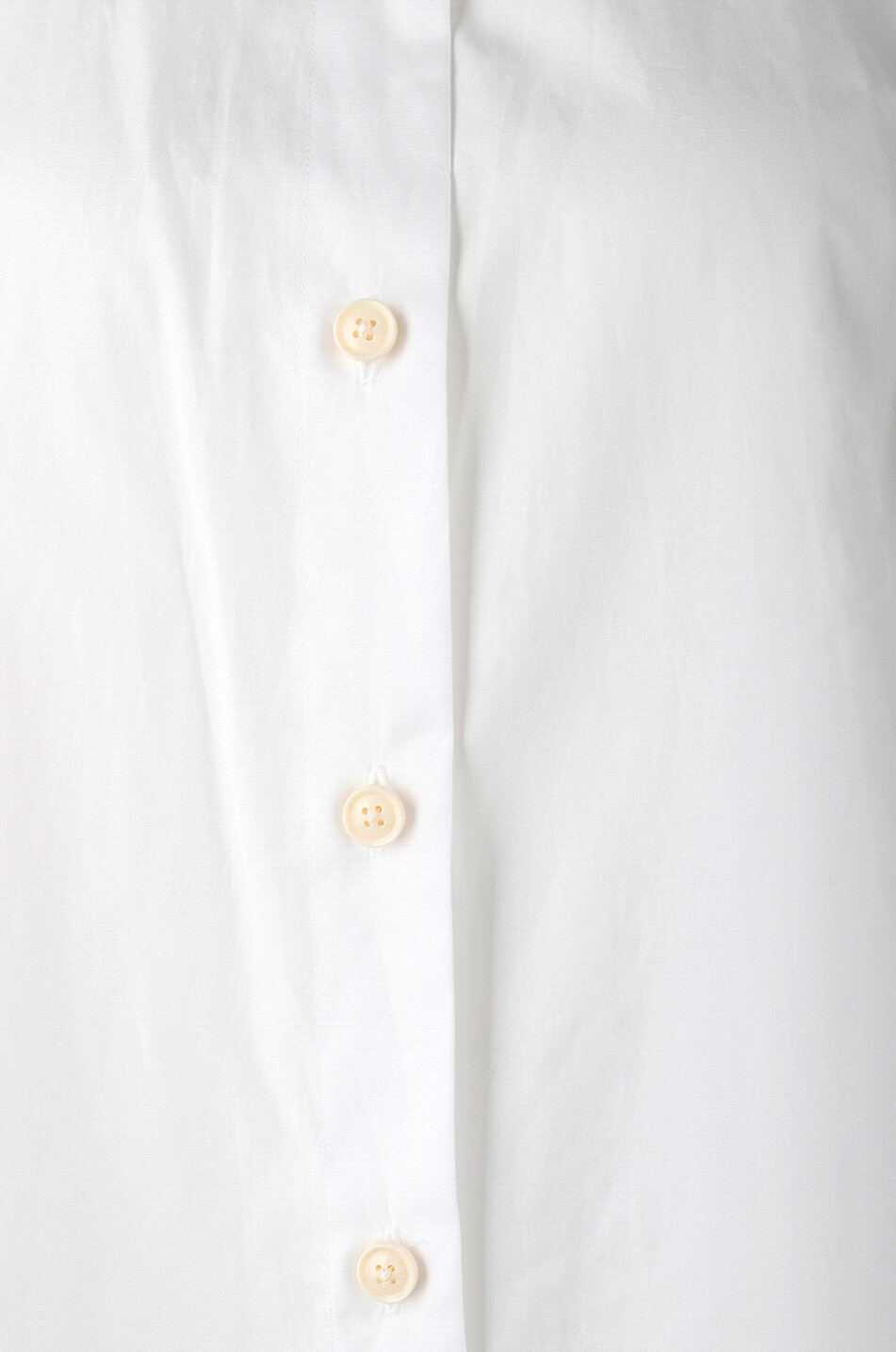 VINCE Cotton long-sleeved shirt Women WHITE 3