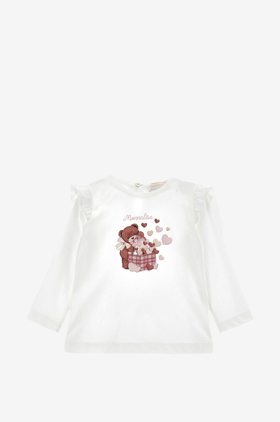 Langarm-Baby-T-Shirt mit Bärchenprint