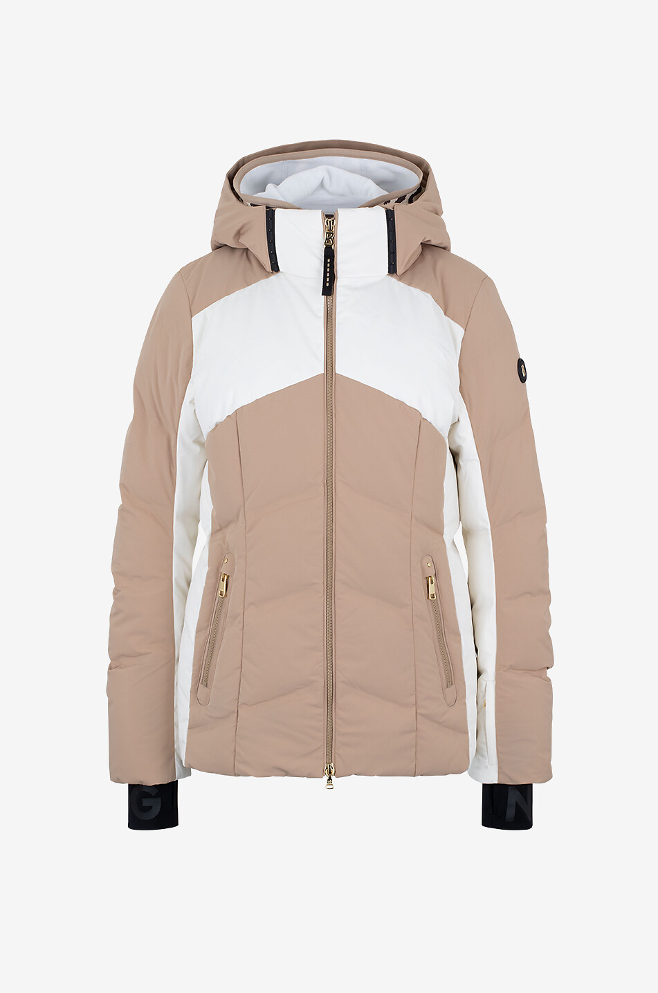 Skijacke mit Maxi-Fischgrät-Detail Delina D