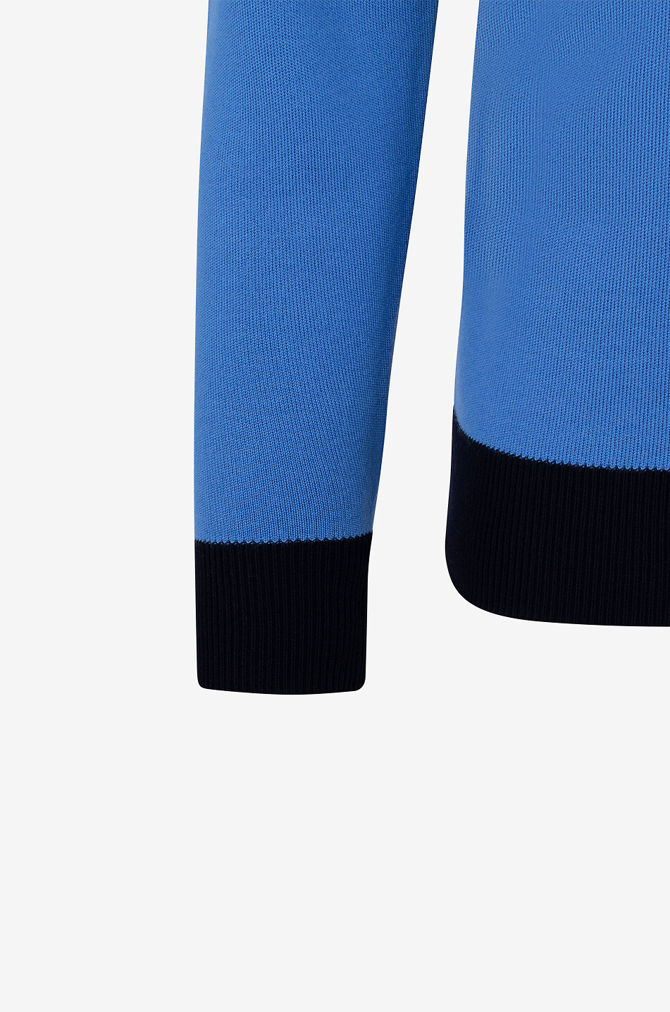 Jacquardpullover mit Stehkragen und Reissverschluss Thom