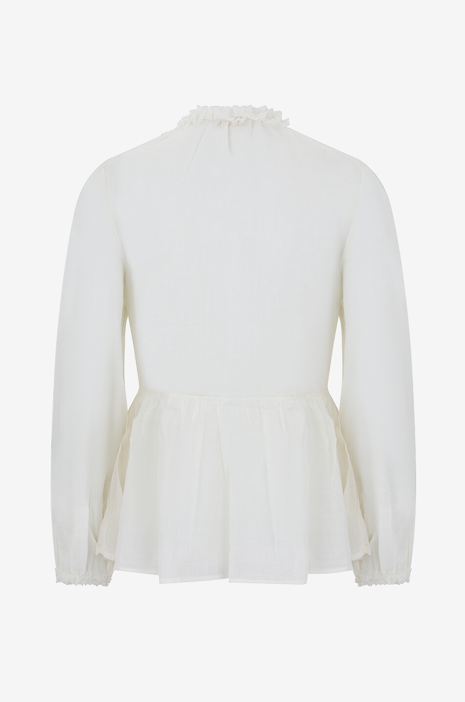 ULLA JOHNSON Langärmelige Bluse aus Wolle Cosima Damen CREMEFARBEN 2