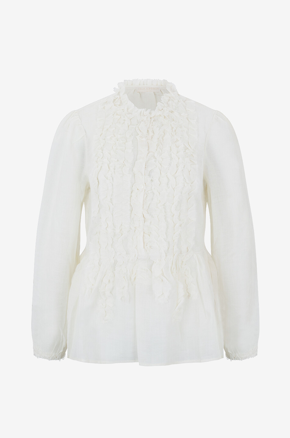ULLA JOHNSON Langärmelige Bluse aus Wolle Cosima Damen CREMEFARBEN 1
