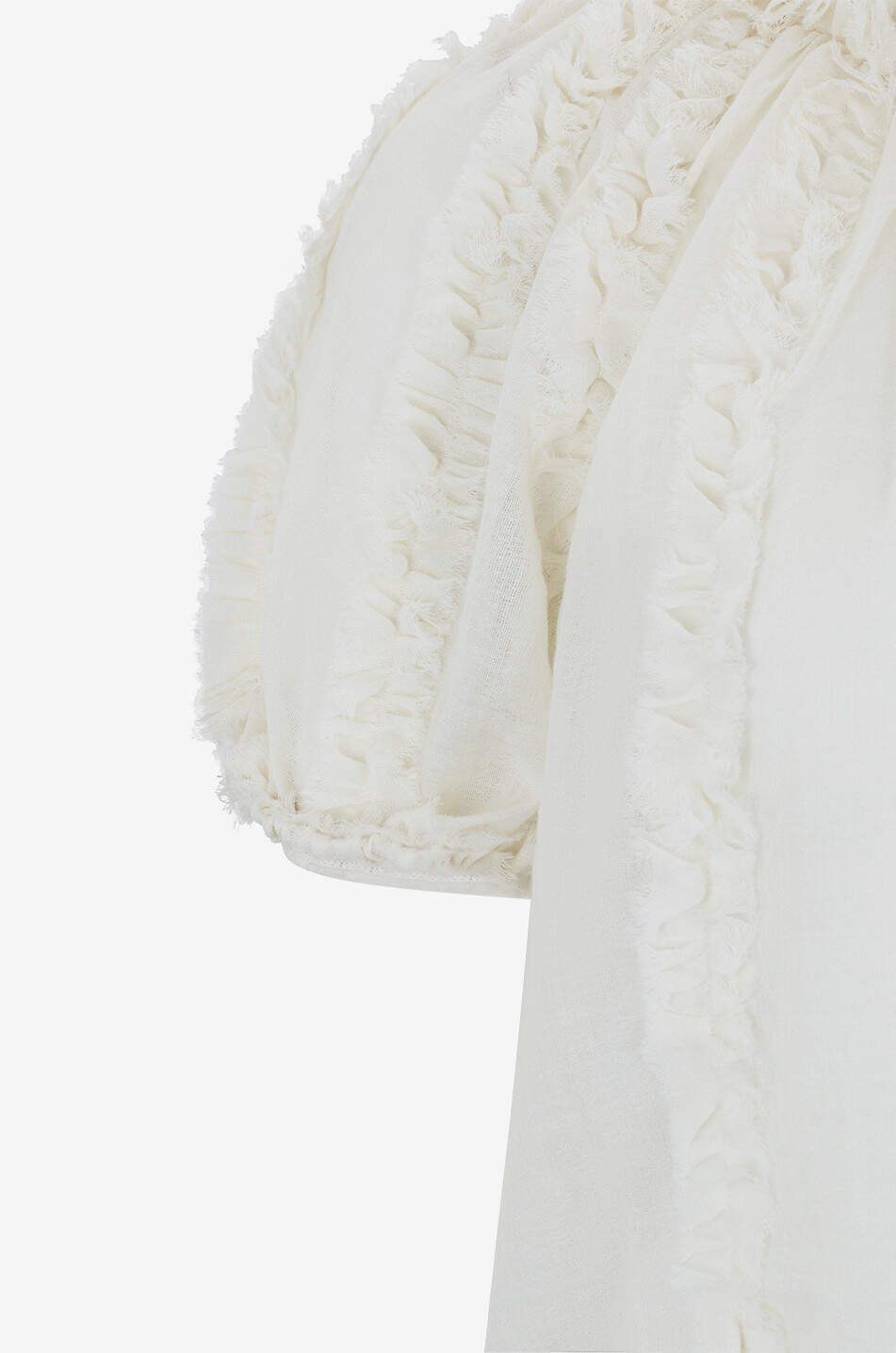 Kurzärmelige Bluse aus Wolle Gracella