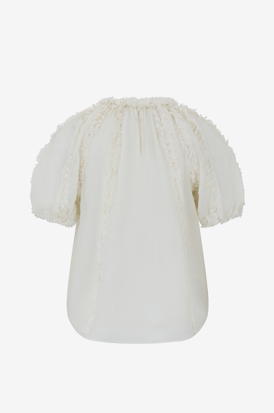 Kurzärmelige Bluse aus Wolle Gracella