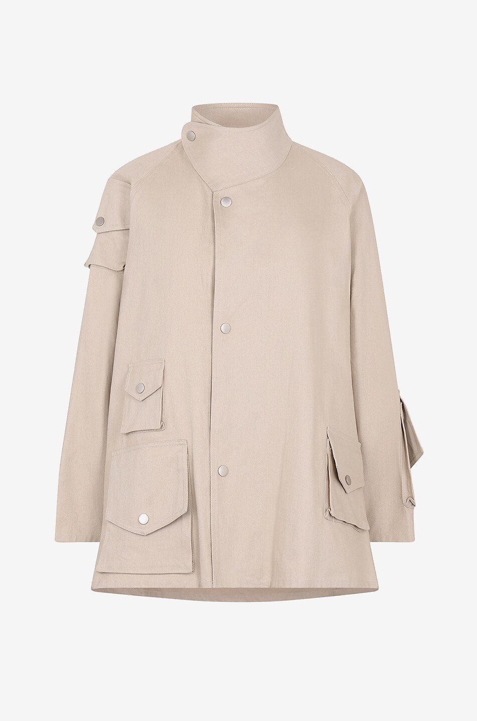 GRAHAM&MARSHALL Parka oversize légère en coton Femme BEIGE 1