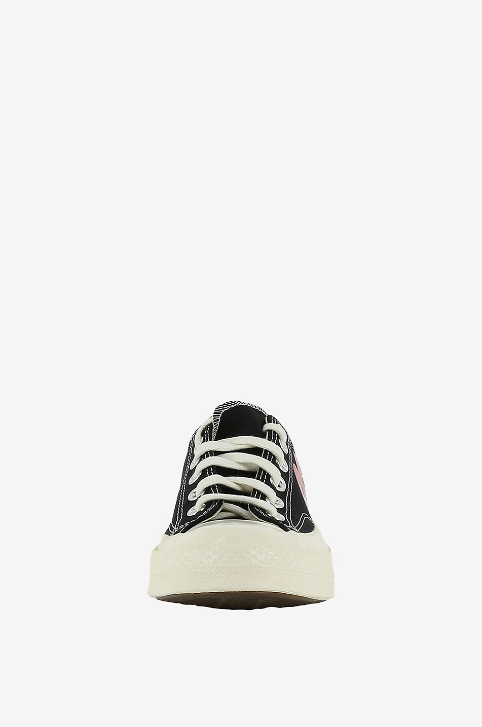 COMME DES GARCONS PLAY Niedrige Sneakers aus Baumwolle Chuck 70 CDG Red Heart Damen SCHWARZ 2