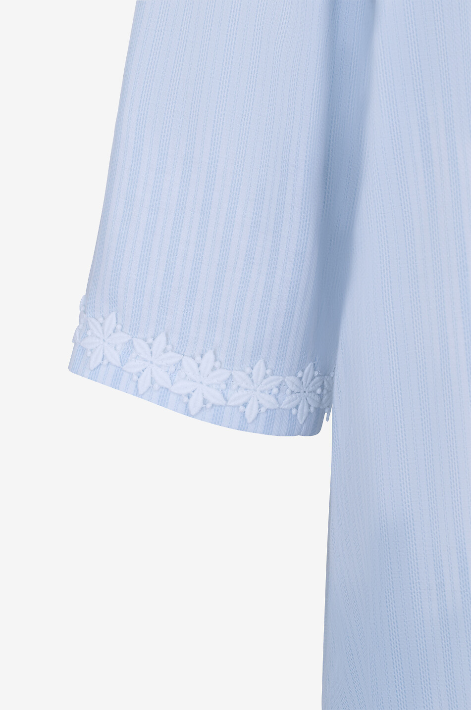 CELESTINE Gestreiftes Nachthemd aus Baumwolle Josie Damen HELLBLAU 6