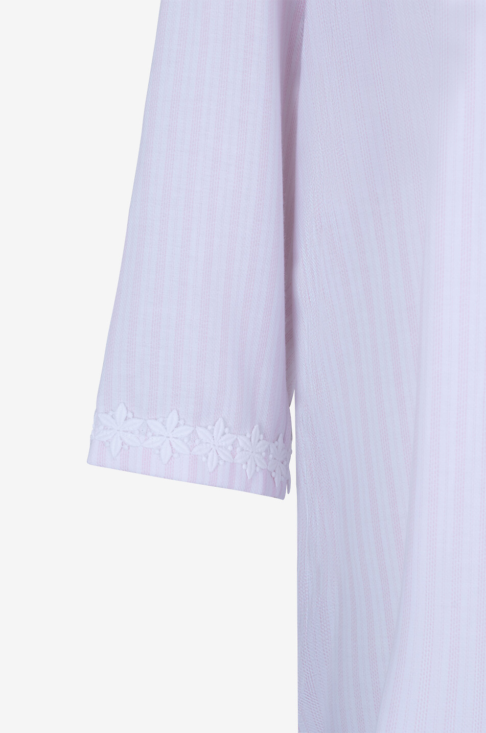 CELESTINE Chemise de nuit rayée en coton Josie Femme ROSE CLAIR 6