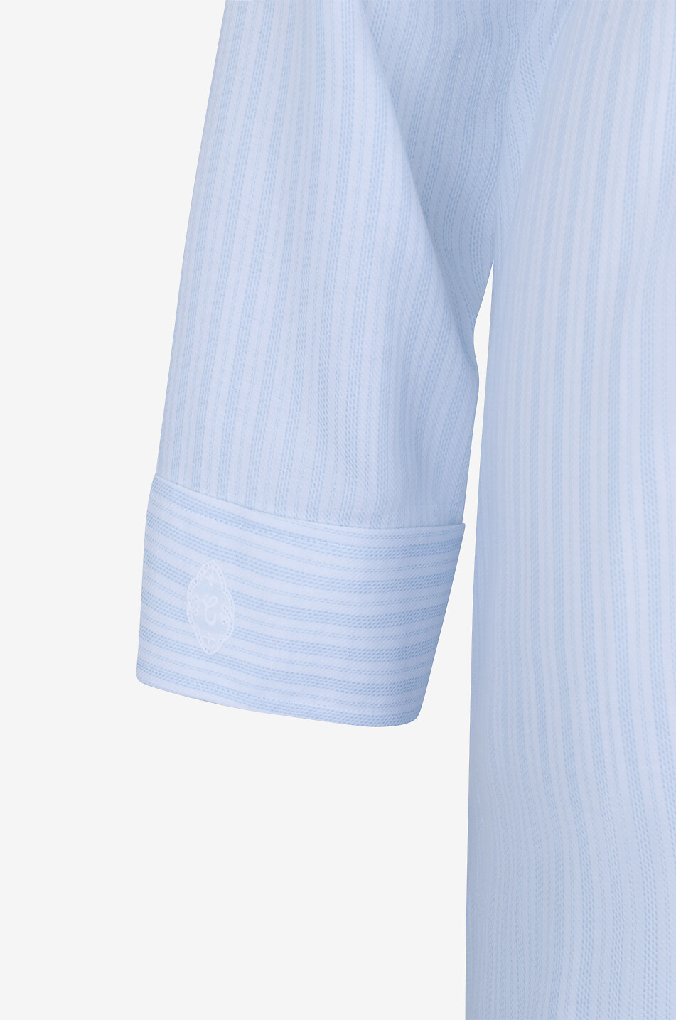 CELESTINE Peignoir long rayé en coton Josie Femme BLEU CLAIR 8