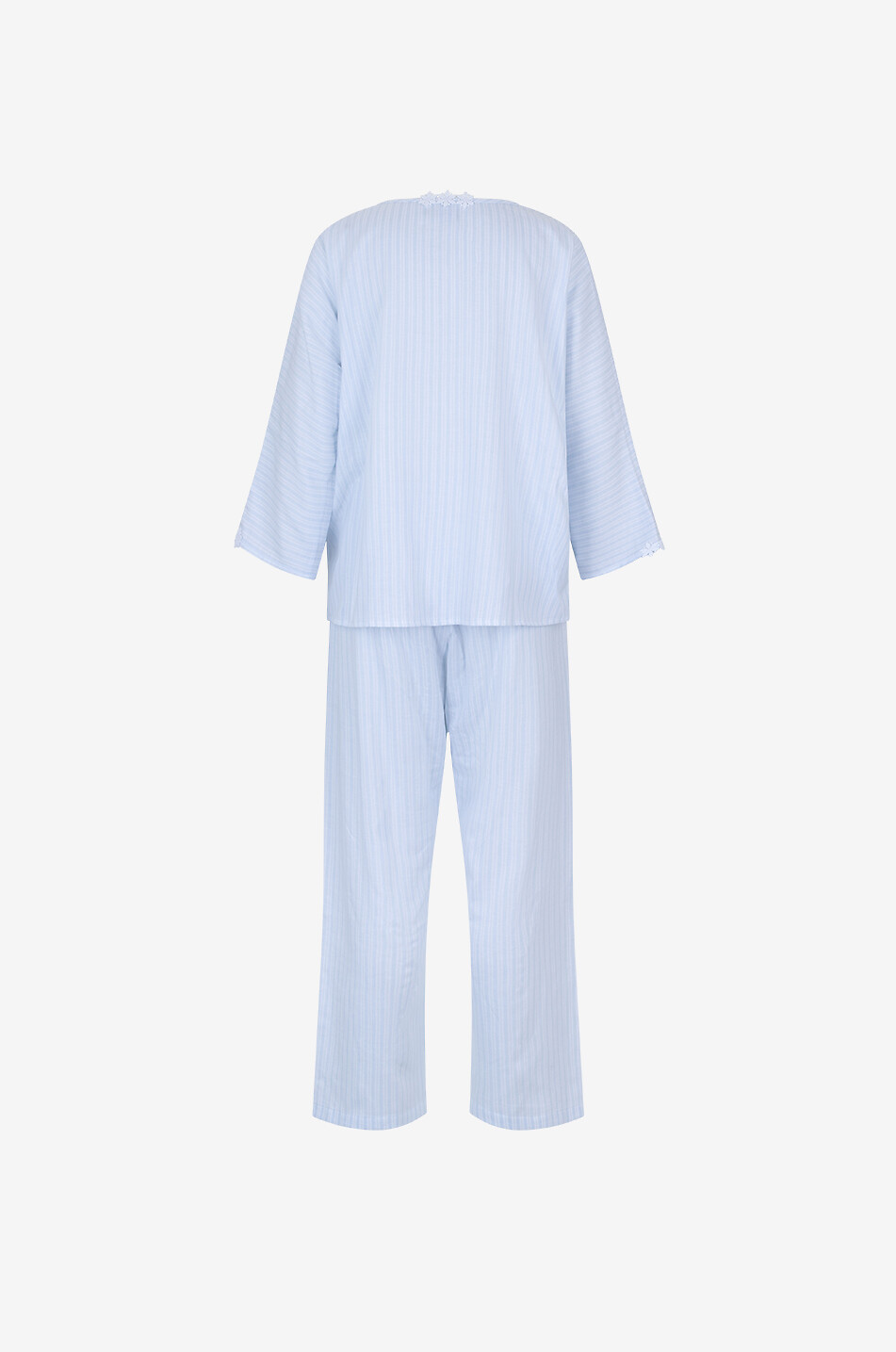 CELESTINE Ensemble de pyjama rayé à col rond en coton Josie Femme BLEU CLAIR 2